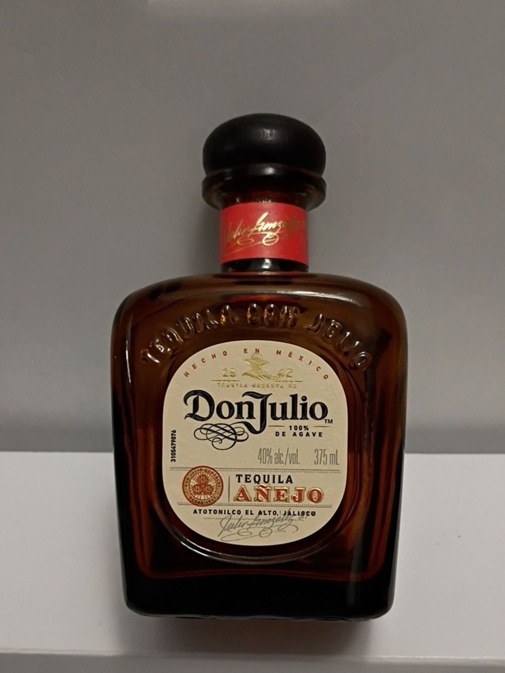 EMPTY BOTTLE Don Julio Tequila Anejo 1942, 375 mL Collectible Item